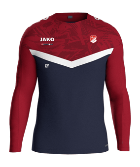 JAKO Iconic Sweatshirt Kids Blau Rot F901