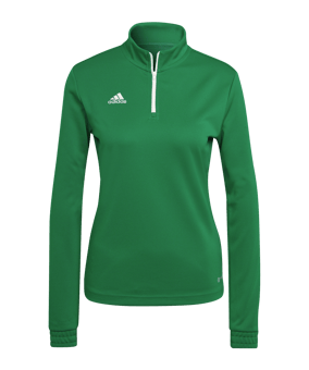 adidas Entrada 22 HalfZip Sweatshirt Damen Grün - gruen