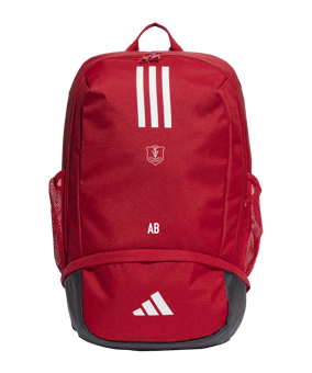 adidas Tiro 23 League Rucksack Rot Schwarz Weiss