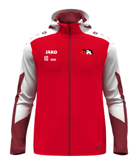 JAKO Dynamic Kapuzenjacke Kids Rot F114