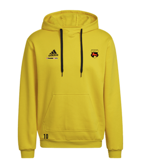adidas Entrada 22 Hoody Gelb