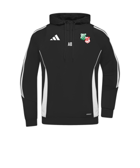 adidas Tiro 24 Hoody Schwarz Weiss 