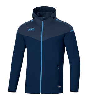 JAKO Champ 2.0 Kapuzenjacke Blau F95 - blau