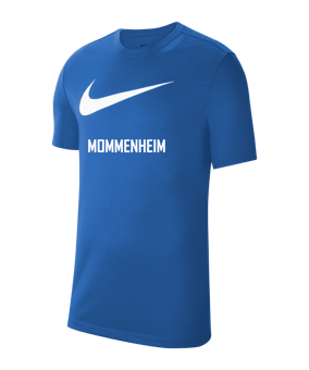 Nike Park 20 T-Shirt Swoosh Blau Weiss F463