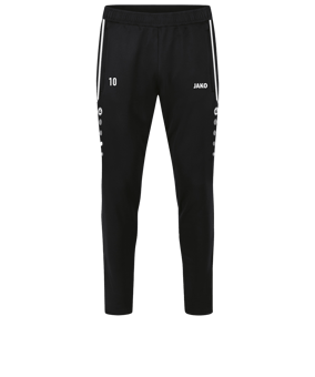 JAKO Allround Trainingshose Schwarz F800