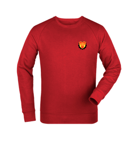 Merch Roller Sweatshirt Red | #logo