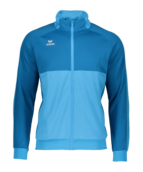 Erima Six Wings Trainingsjacke Kids Hellblau Türkis - blau