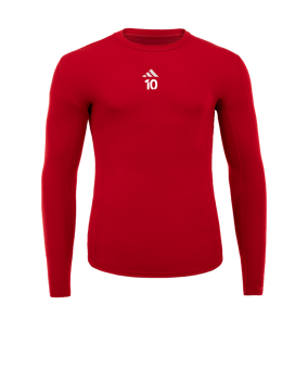 adidas Techfit Longsleeve Rot
