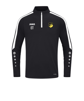 JAKO Power Sweatshirt Schwarz Weiss F800