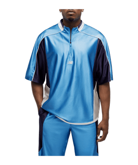 New Balance Warmup Shooting Sweatshirt Bleu - bleu