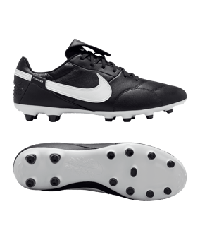 Nike Premier III FG Schwarz Weiss F002 - schwarz