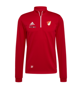 adidas Entrada 22 HalfZip Sweatshirt Rot