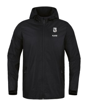 JAKO Allround Allwetterjacke Schwarz F800