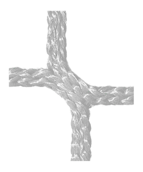 Cawila Tornetz 2,40 x 1,60m | Tiefe 1,00 x 1,00m | Maschenweite 10cm | Stärke 3mm | Weiss - weiss