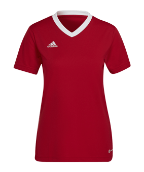 adidas Entrada 22 Trikot Damen Rot Weiss - rot