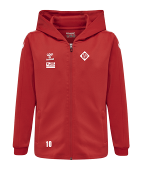 Hummel hmlCORE XK Kapuzenjacke Kids Rot F3062