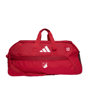 adidas Tiro League Duffel Bag Gr. L Rot Schwarz