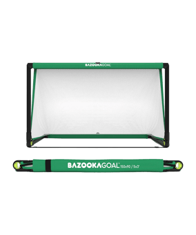 BAZOOKAGOAL PVC Teleskoptor | 150x90cm | Mini but de football Vert - vert