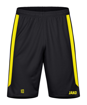 JAKO Power Short Kids Schwarz Gelb F803