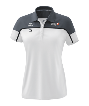 Erima Change by Poloshirt Damen Weiss Grau 