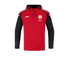 JAKO Performance Hoody Kids Rot Schwarz F101