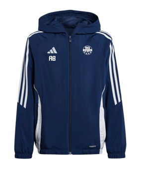adidas Tiro 24 Windbreaker Kids Blau Weiss