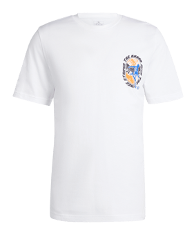 adidas Graphic T-Shirt Weiß - weiss