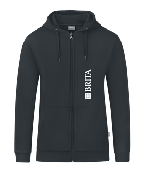 JAKO Organic Kapuzenjacke Grau F830