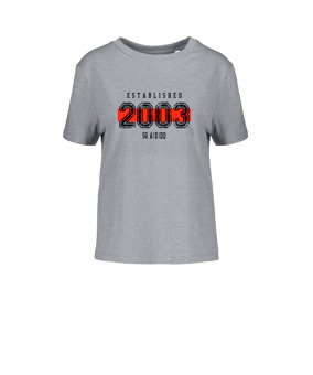 Merch Muser T-Shirt Women Heather Grey | #established