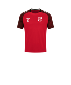 JAKO Performance T-Shirt Kids Rot Schwarz F101
