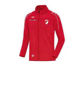 JAKO Classico Trainingsjacke Kids Rot Weiss F01
