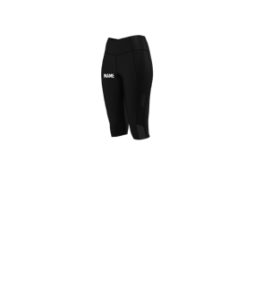 JAKO Power 3/4 Leggings Damen Schwarz F800