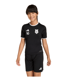 adidas Entrada 26 Trikot Kids Schwarz