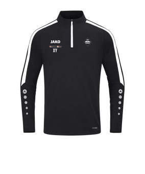 JAKO Power Sweatshirt Schwarz Weiss F800