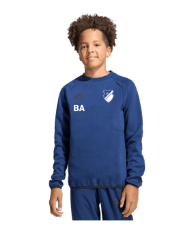 adidas Tiro Travel Sweatshirt Kids Dunkelblau