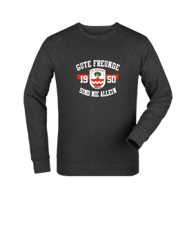 Merch Roller Sweatshirt Dark Heather Grey | #gutefreunde