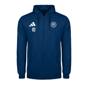 adidas Entrada 26 Kapuzenjacke Blau