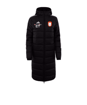 adidas Tiro 24 Long Coachjacke Schwarz Weiss