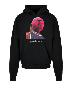 Mister Tee Power Forward Oversized Hoody Schwarz - schwarz