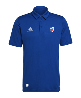 adidas Entrada 22 Poloshirt Blau Weiss