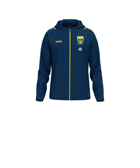 JAKO One Kapuzenjacke Kids Blau F941