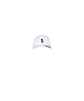 Merch 5 Panel Retro Trucker Cap Weiss | #logo