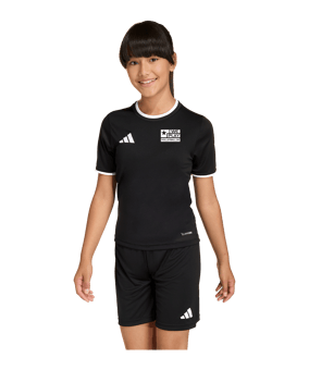 adidas Entrada 26 Trikot Kids Schwarz