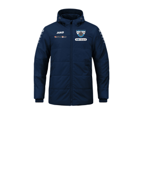 JAKO Team Coach Kapuzenjacke Kids Blau F900