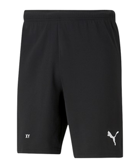 PUMA teamRISE Short Schwarz Weiss F04