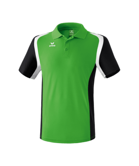Erima Razor 2.0 Poloshirt Kids Grün Schwarz Weiss - gruen