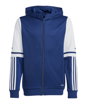 adidas Squadra 25 Kapuzenjacke Kids Blau - blau