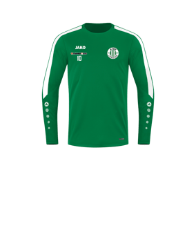 JAKO Power Sweatshirt Kids Grün Weiss F200