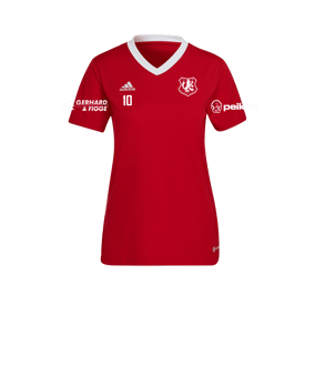 adidas Entrada 22 Trikot Damen Rot Weiss