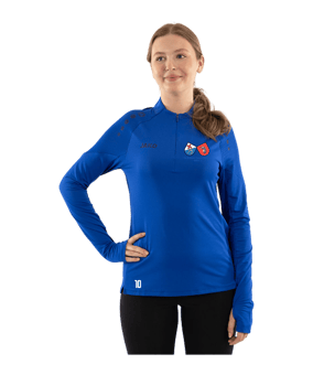JAKO ZipTop Light Flow Sweatshirt Damen Blau F400